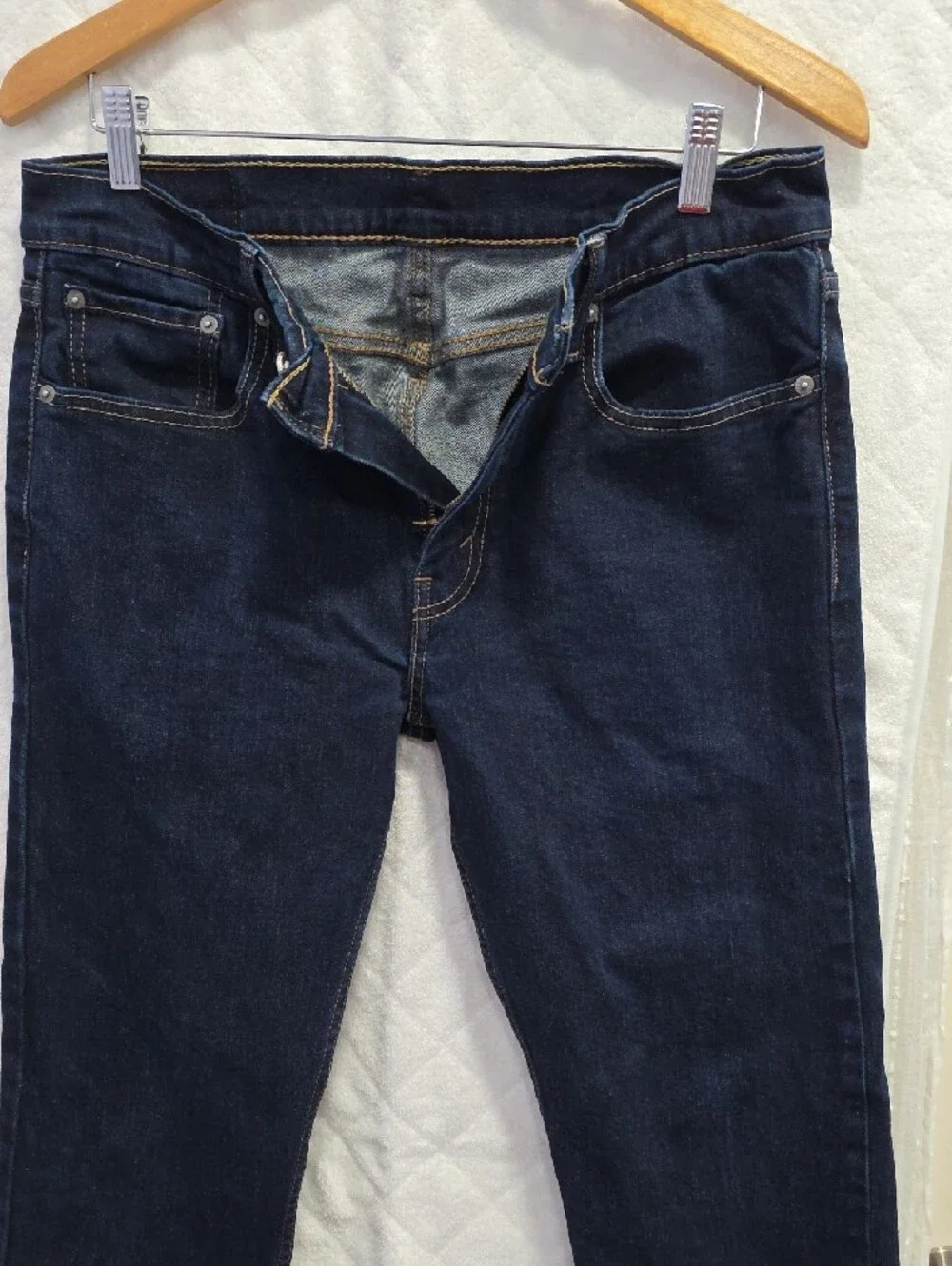 Levi's Slim Straight Jeans in Deep Indigo